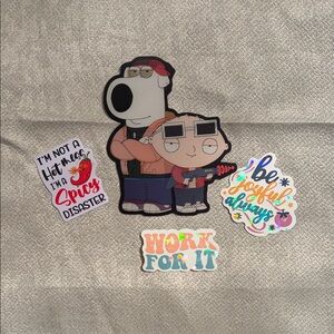 Cartoon Character Sticker Set (Family Guy)